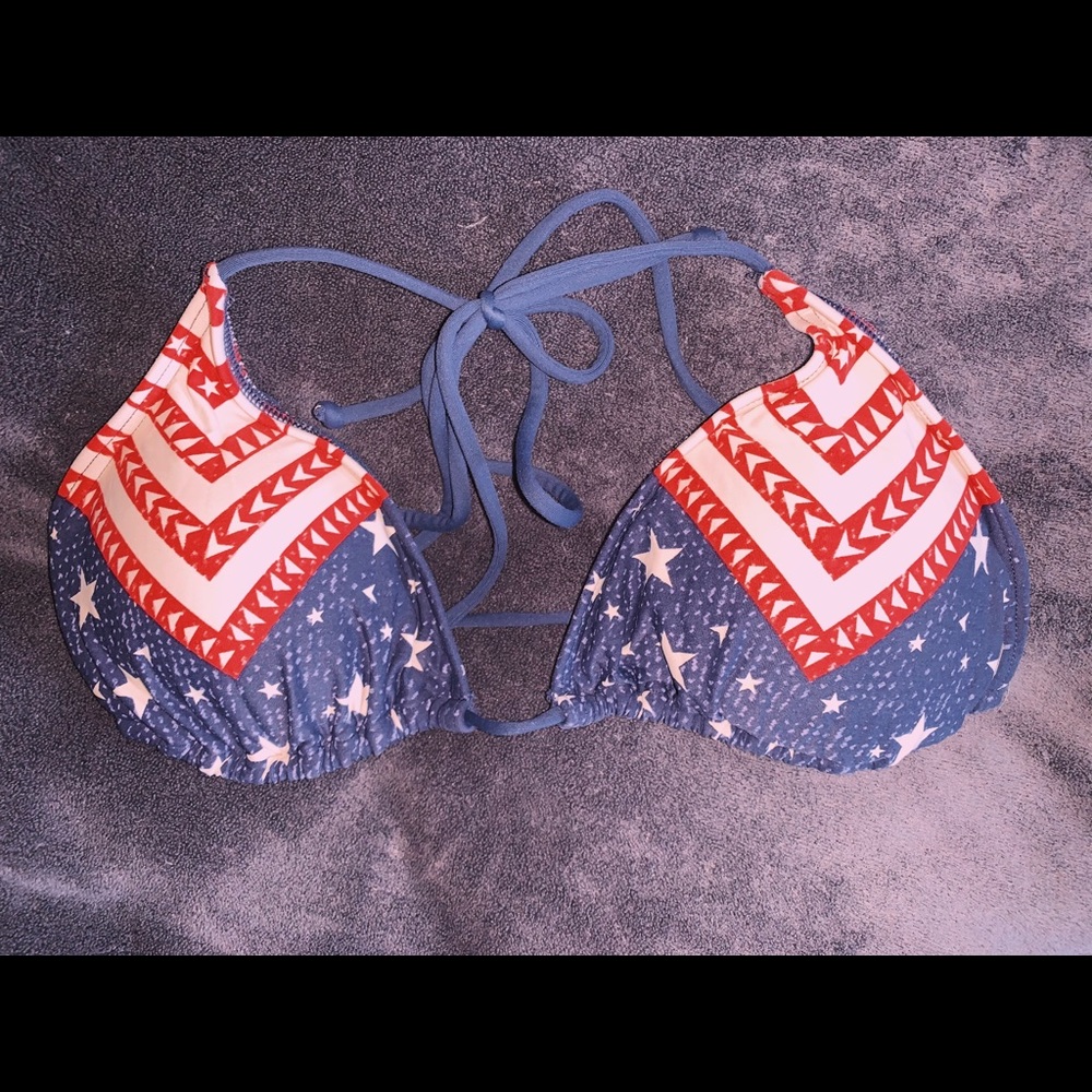red white and blue bikini (no tag probably medium)